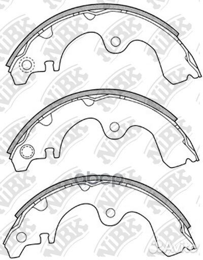 Колодки барабанные toyota Paceo/Starlet/Tercel