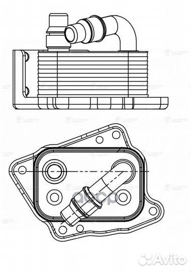 Радиатор маслянный BMW 3 (E46) 98/3 (E90) 05