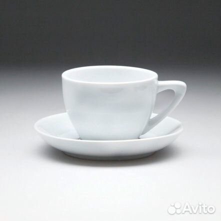 Чайная пара с круглым блюдцем «Collage» 210 мл