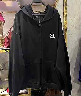 Худи зип Balenciaga Under Armour оверсайз