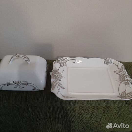 Масленка фарфор