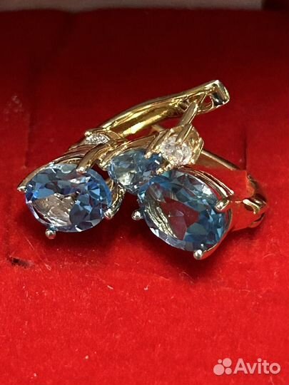 Золотые серьги 585 пробы
