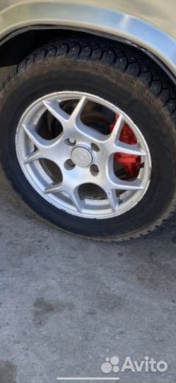 Литые диски r14 на ваз с зимней резиной