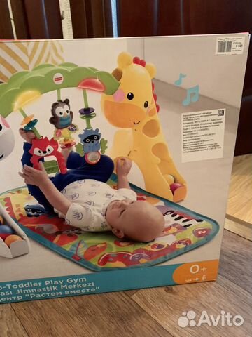Развивающий коврик Fisher Price растём вместе 3 в