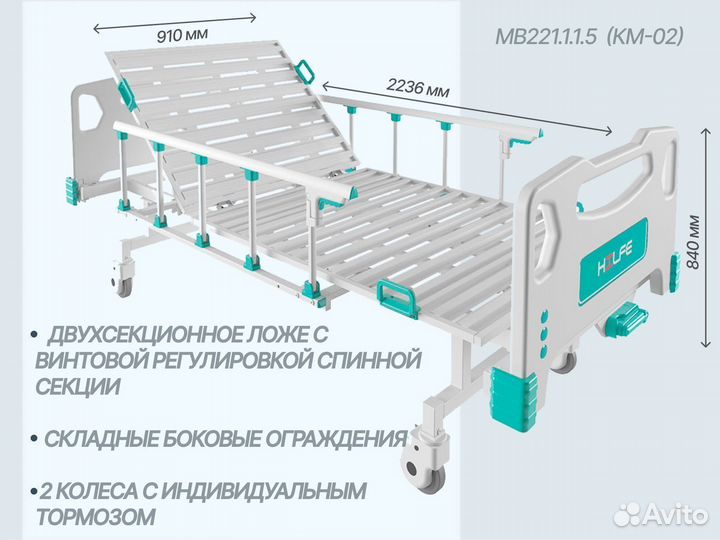 Кровати медицинские в Волгограде