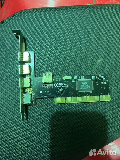 Контроллер USB 2.0 (4+1) VIA Vectro VT6212L PCI