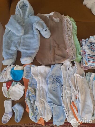 Детские вещи на мальчика пакетом размер 47-56