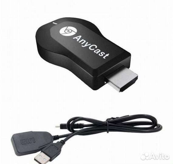 Адаптер тв anycast M4 экран смартфона на тв