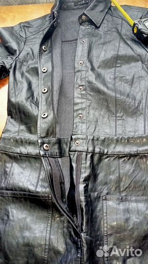 Платье кожаное 42 44