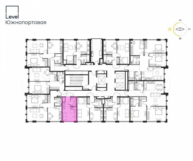 Квартира-студия, 17,6 м², 6/24 эт.