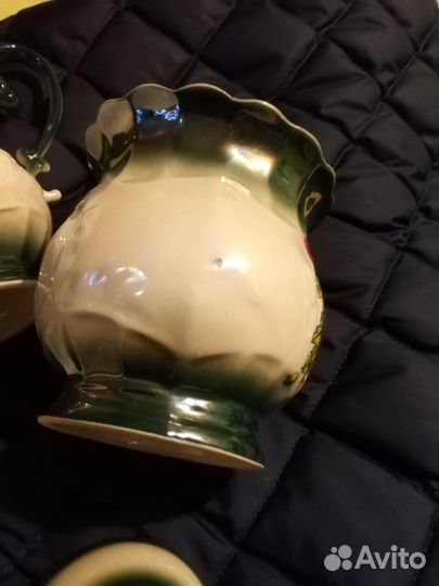 Заварочный чайник, сливочник, сахарница. СССР