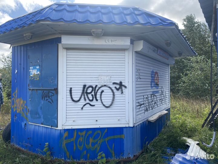 Киоск металлический утепленный