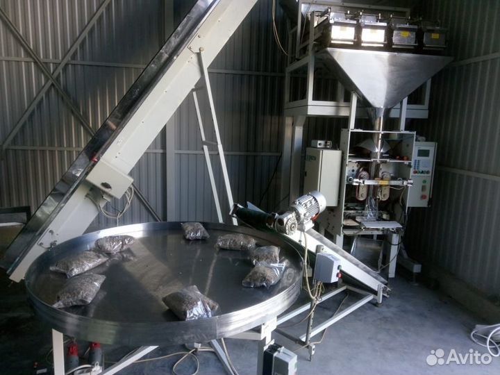 Фасовочная линия Нотис с 4-х ручьевым дозатором