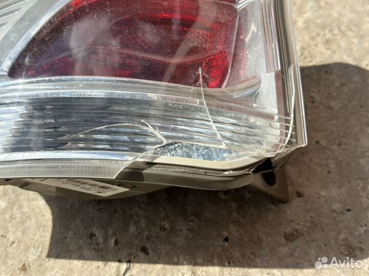 Фара задняя левая misubishi outlander