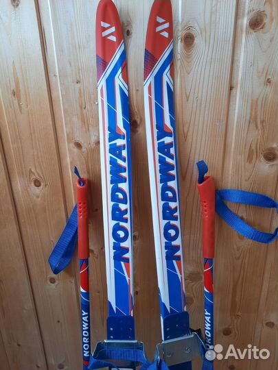 Лыжи детские Комплект Nordway KB Flame Soft