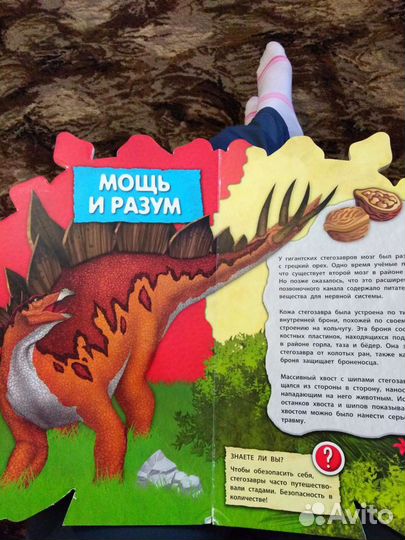 Книга детская стегозавр