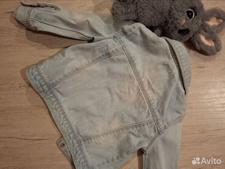 Джинсовая куртка 74 - 80 джинсовка для девочки