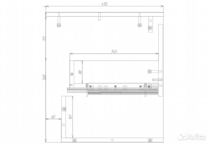 Тумба подвесная под раковину