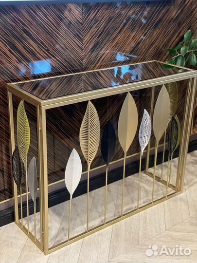 Консоль арт со стеклом