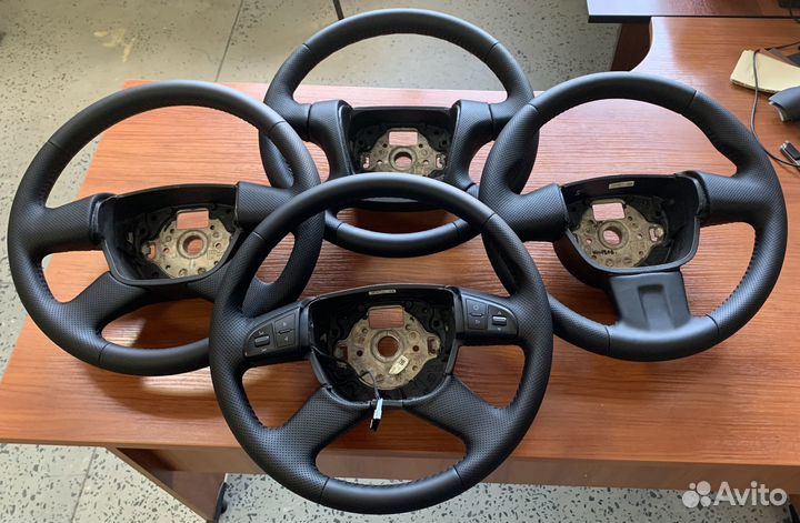 Перетянутый Руль Skoda A5, A7, Rapid, Yeti