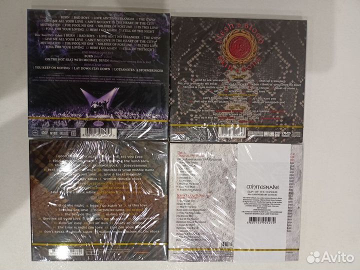 Whitesnake 4 издания дигипак 8CD новые Blue-spec