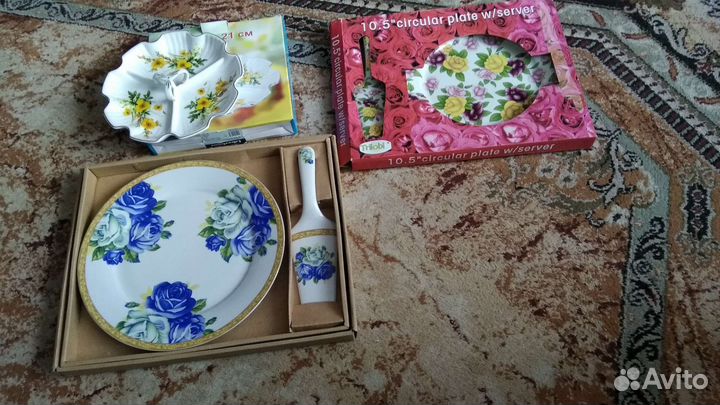 Посуда, скатерти, крышки закручивающиеся