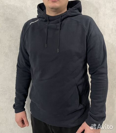 Толстовка bauer perfect hoodie BLK