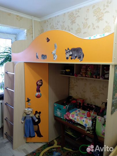 Детская кровать чердак