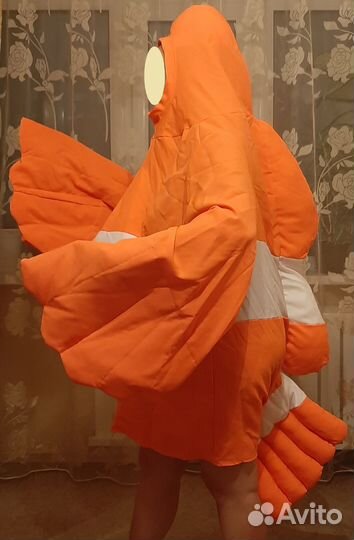 Ростовой костюм Рыбы шелковый со вставкам