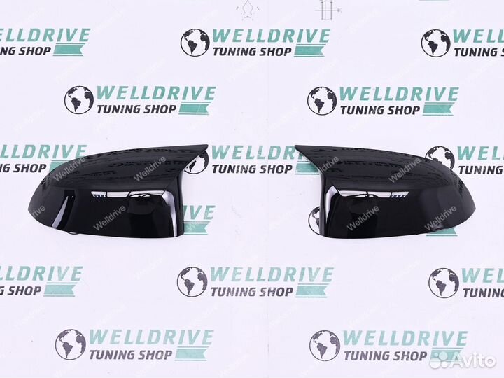 Крышки зеркал BMW X6 G06 М стиль черные