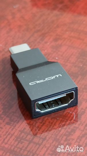 Переходник с type-c 3.1 на hdmi формат до 4K