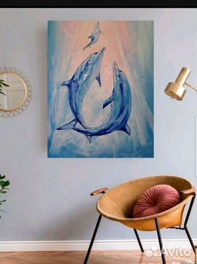 Картины маслом ручной работы