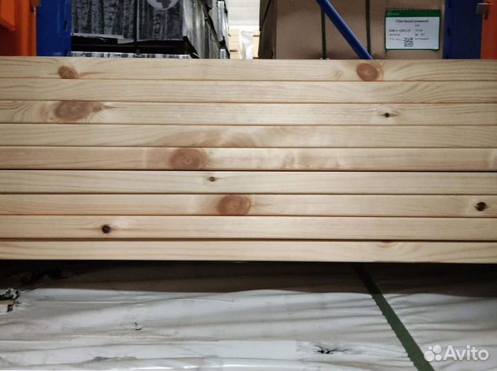 Доска строганая 28*120*2000 мм сорт AB скругление