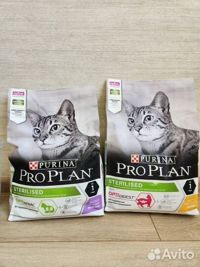 Сухой корм для стерилизованных кошек PRO plan