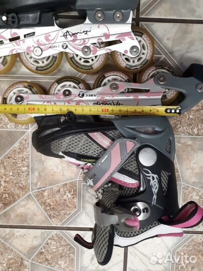 Роликовые коньки детские раздвижные powerflex