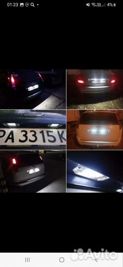 Подсветка номера Ford Focus 2