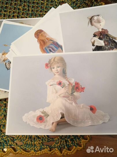Открытки авторские куклы набор