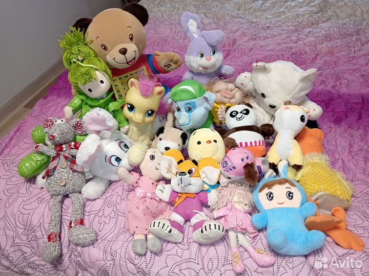 Большой пакет с Мягкими игрушками