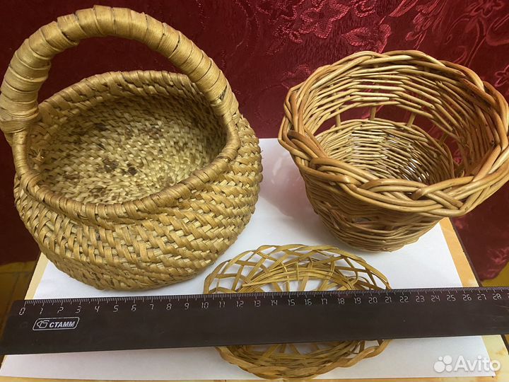 Плетеные корзинки