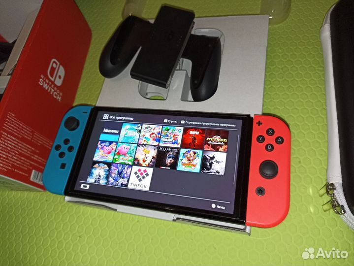 Nintendo switch oled прошит 192 gb