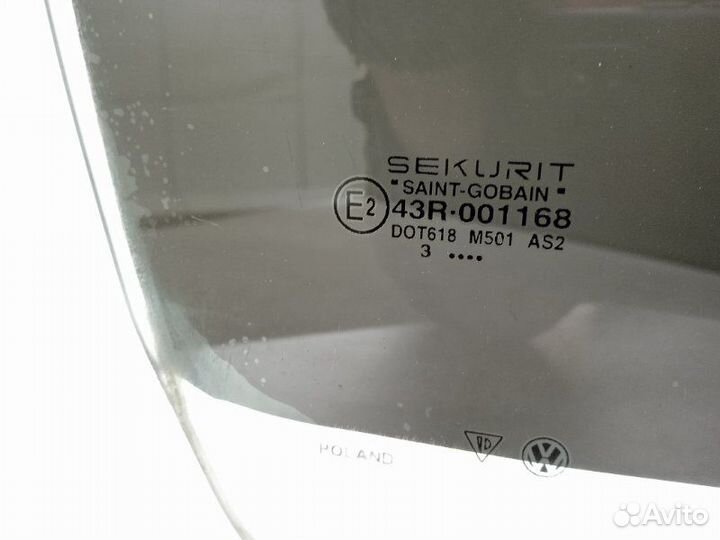 Стекло двери передней правой Volkswagen Touareg