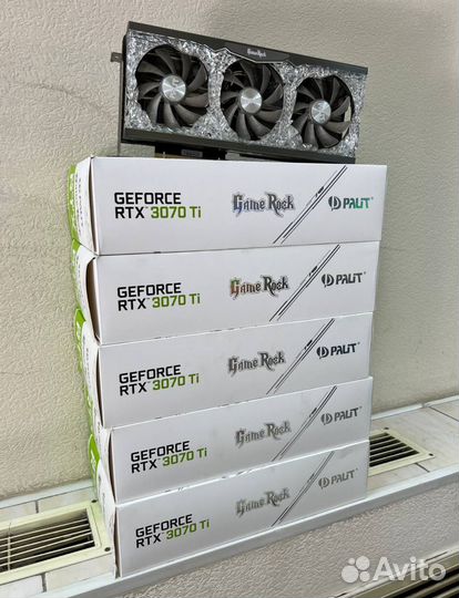 Видеокарта Palit RTX 3070Ti GameRock бу
