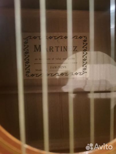 Акустическая гитара martinez