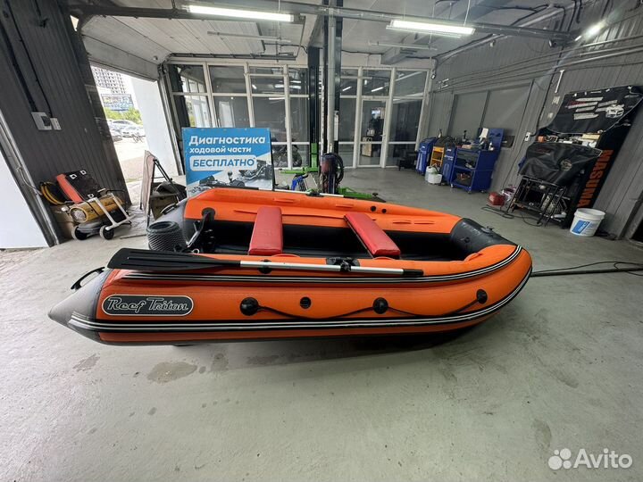 Reef Triton 340 нднд триморанное дно и фальшборт