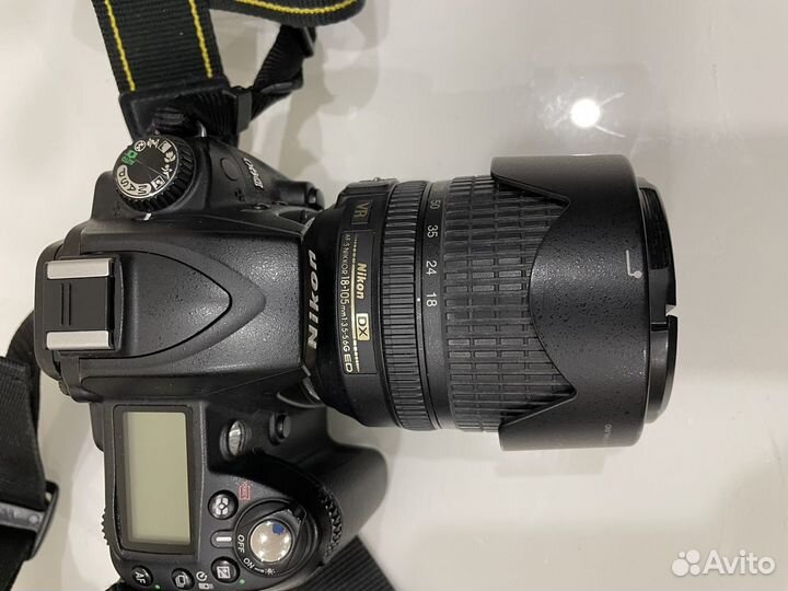 Зеркальный фотоаппарат nikon d90 18-105, чехол-сум