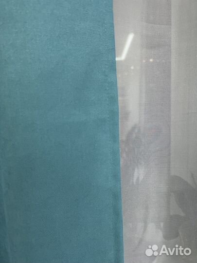 Комплект штор, ткань Блэкаут Канвас. Разные цвета