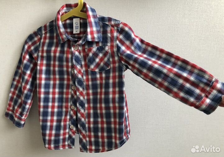 Рубашка на мальчика 92
