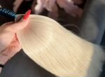 Натуральные волосы для наращивания 50см блонд