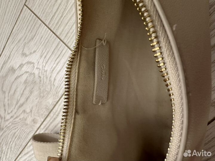 Сумка женская через плечо бежевая mango