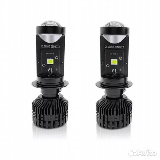 Лед лампы h7 с линзой